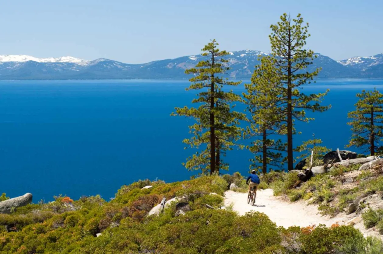 Lake Tahoe loop cycling trip